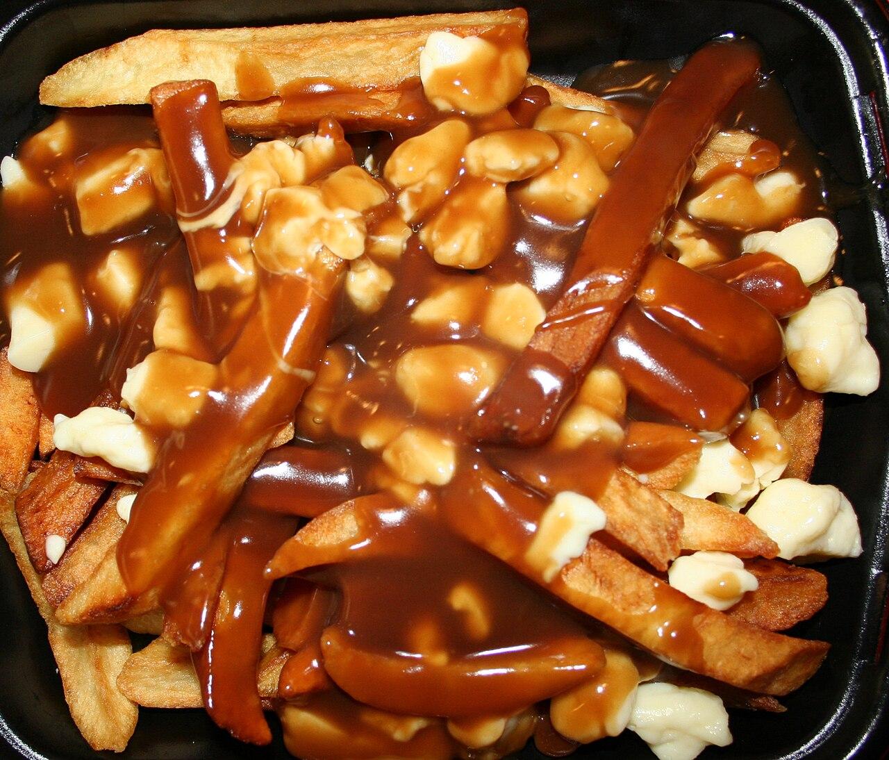 Vegetarian poutine